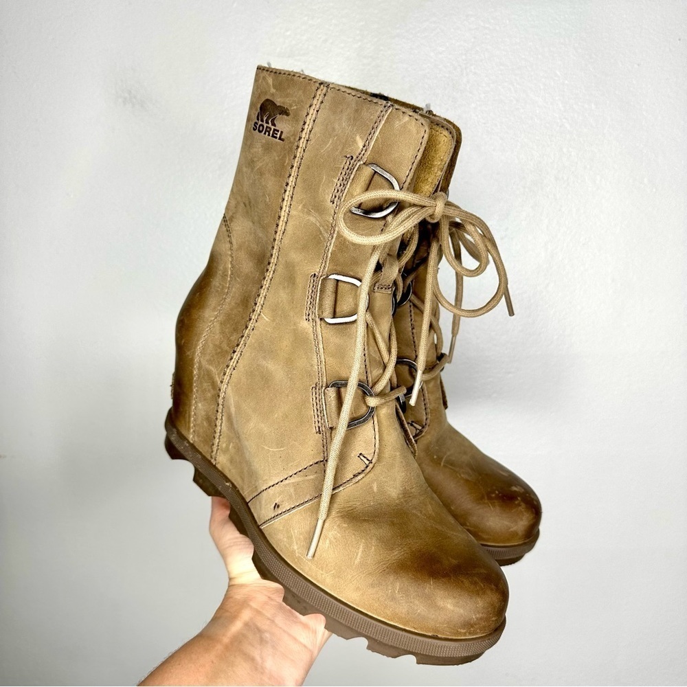 Sorel Joan Of Arctic Wedge II Waterproof Leather Boot Womens 8